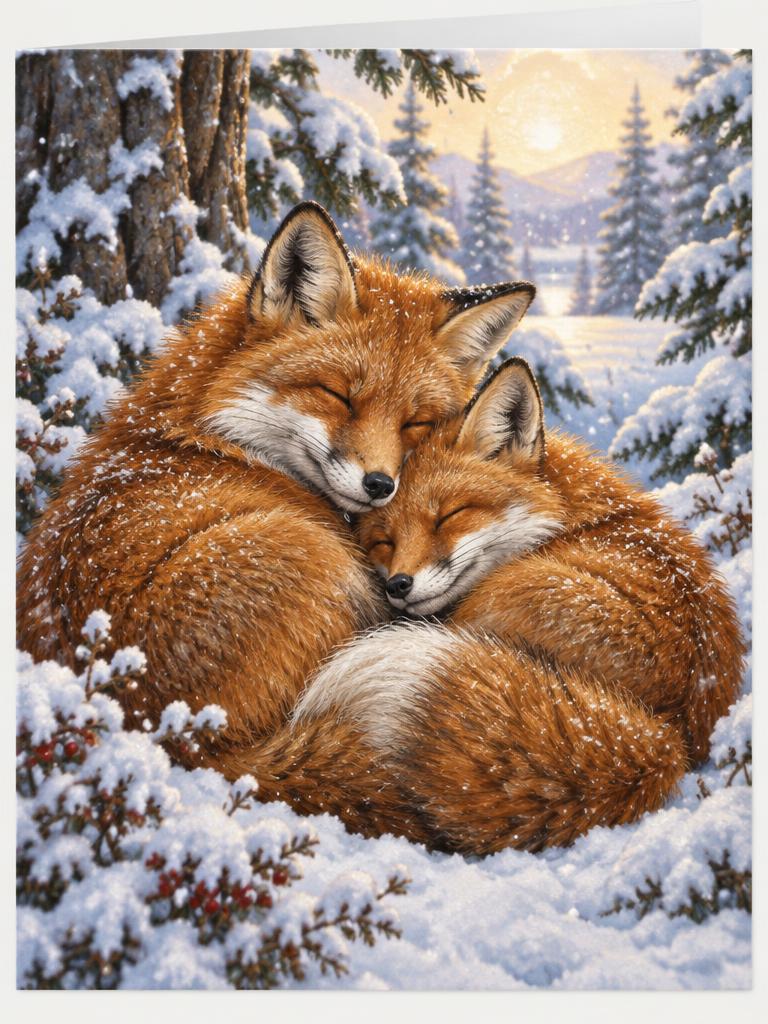 Fox cuddle