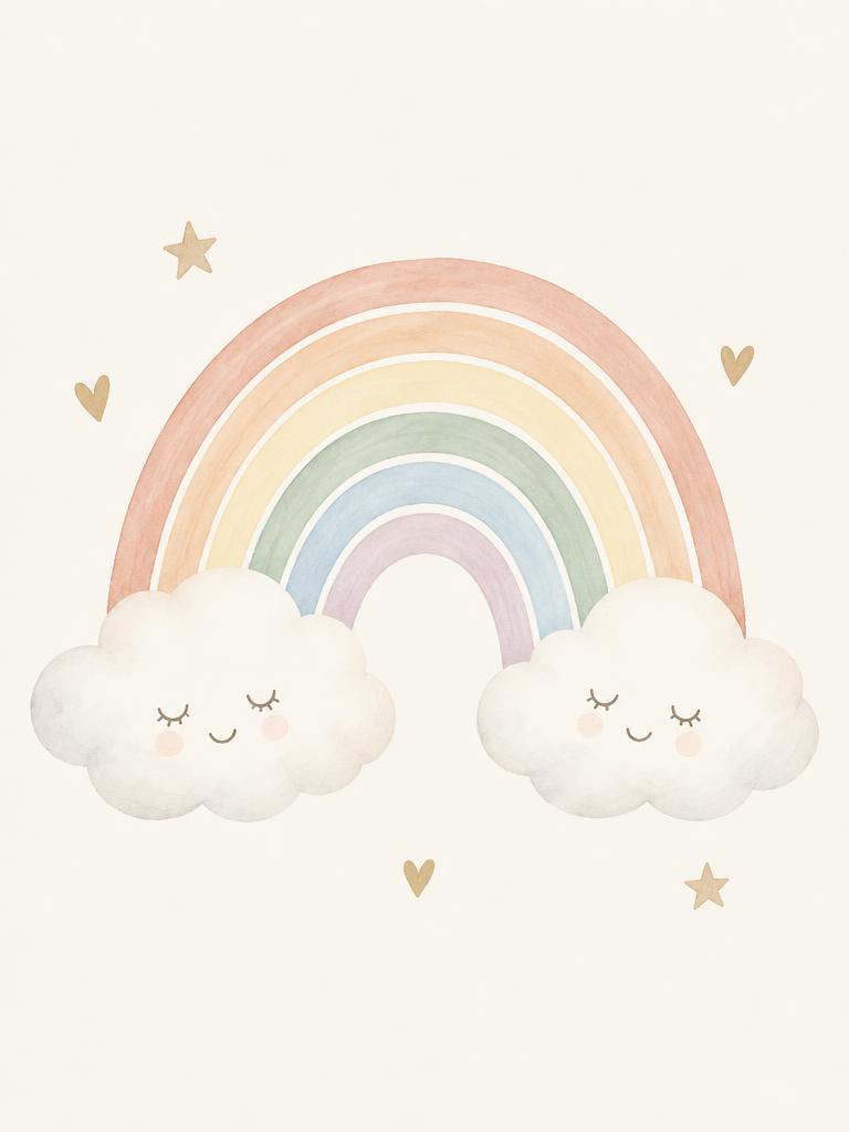 Pastel rainbow