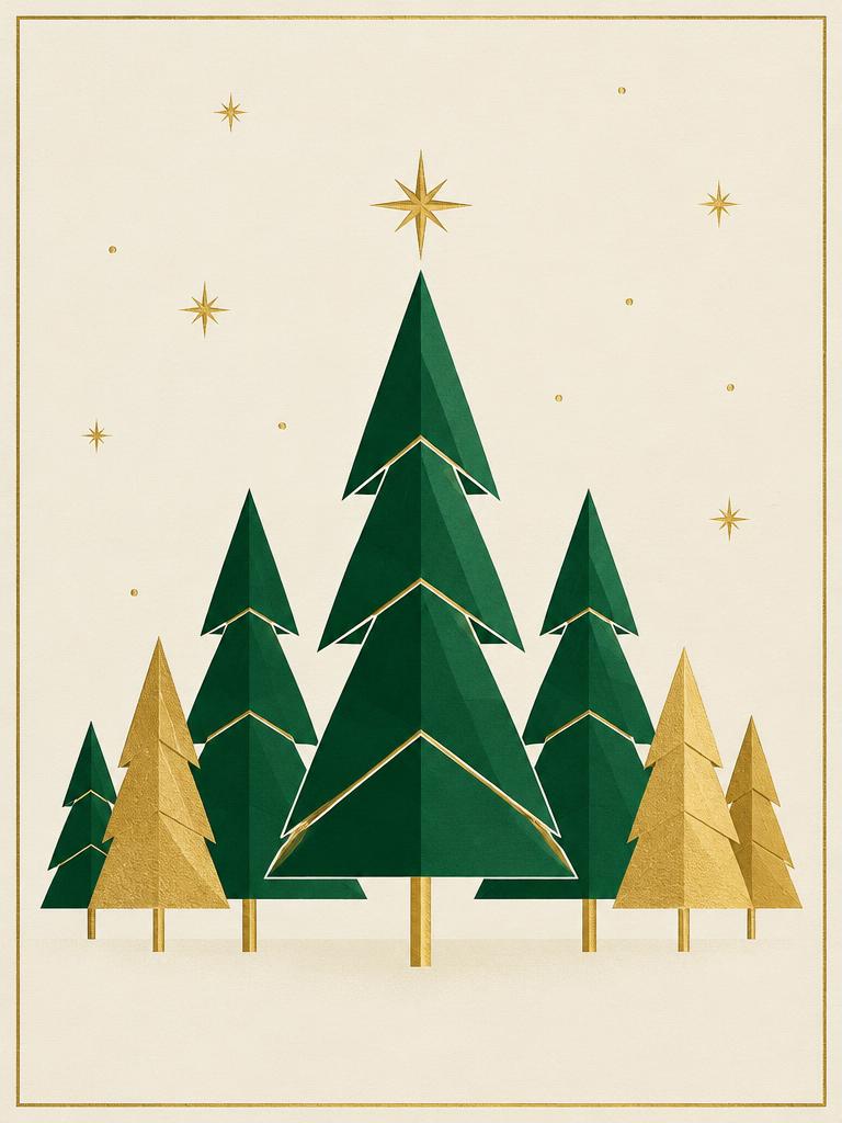 Golden pines