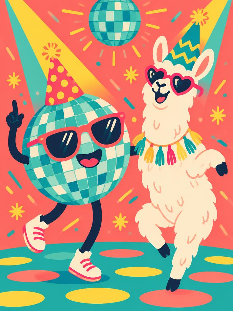 Disco llama